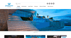 Desktop Screenshot of ambientepiscinas.com.br